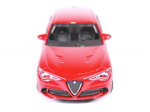 Alfa Romeo Stelvio Die Cast Model - 1:43 Scale - Red - Streets of Fire Series